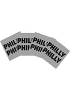 Philadelphia Philly Philly 4x4 Wood Coaster - Grey