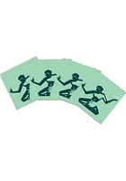 Detroit Spirit of Detroit 4x4 Wood Coaster - Green