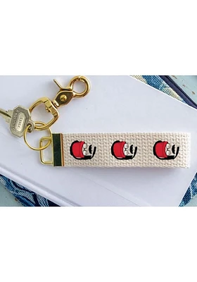 Kansas City Big Red Coach Silhouette Keychain - Gold
