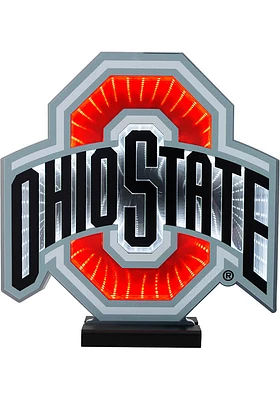 Ohio State Buckeyes Infinity Logo Light Table Lamp