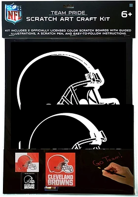 Cleveland Browns Scratch Art Puzzle