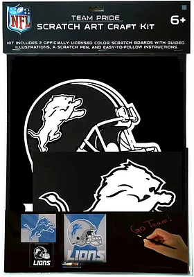 Detroit Lions Scratch Art Puzzle