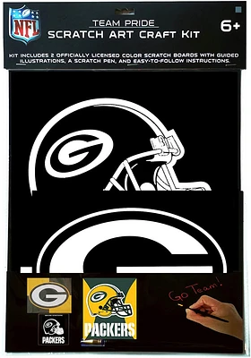 Green Bay Packers Scratch Art Puzzle