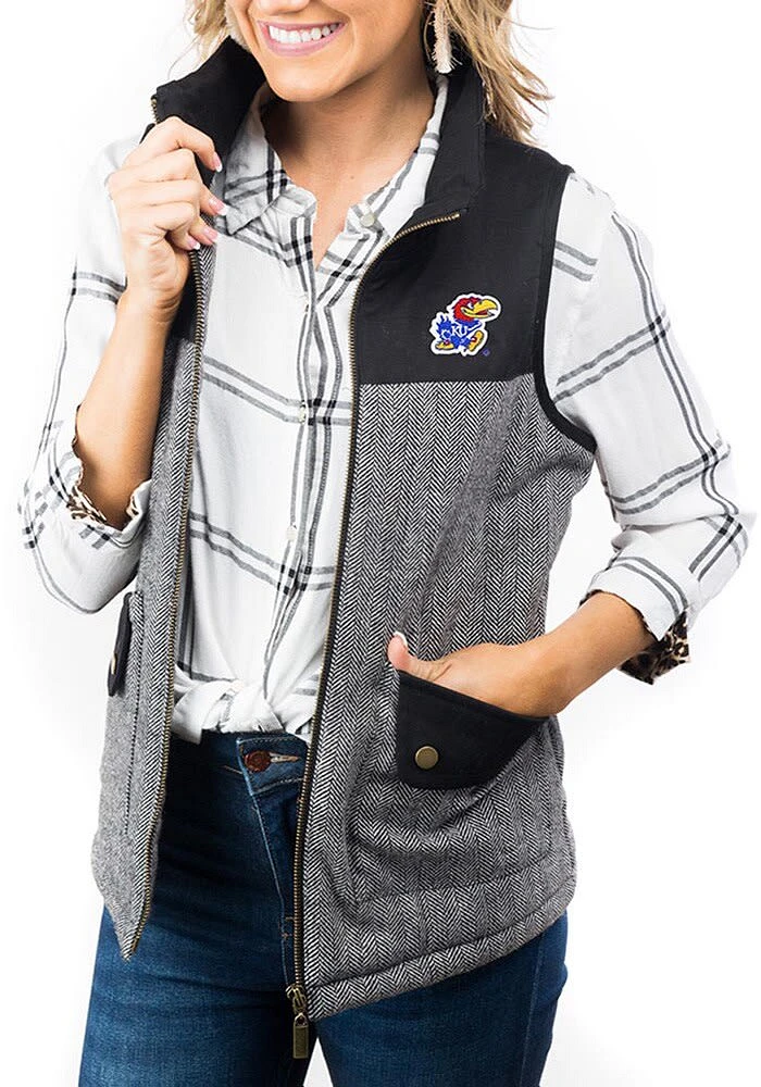 Gameday Couture Kansas Jayhawks Womens Black Prep For It Vest