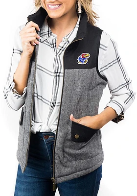 Gameday Couture Kansas Jayhawks Womens Black Prep For It Vest