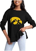 Gameday Couture Iowa Hawkeyes Womens Side Slit Crew Sweatshirt