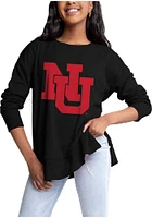 Gameday Couture Nebraska Cornhuskers Womens Side Slit Crew Sweatshirt