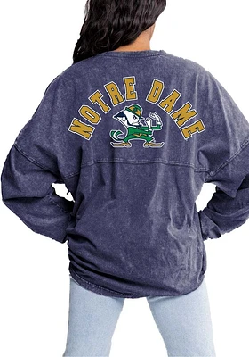 Gameday Couture Notre Dame Fighting Irish Womens Navy Blue Must Have LS Tee
