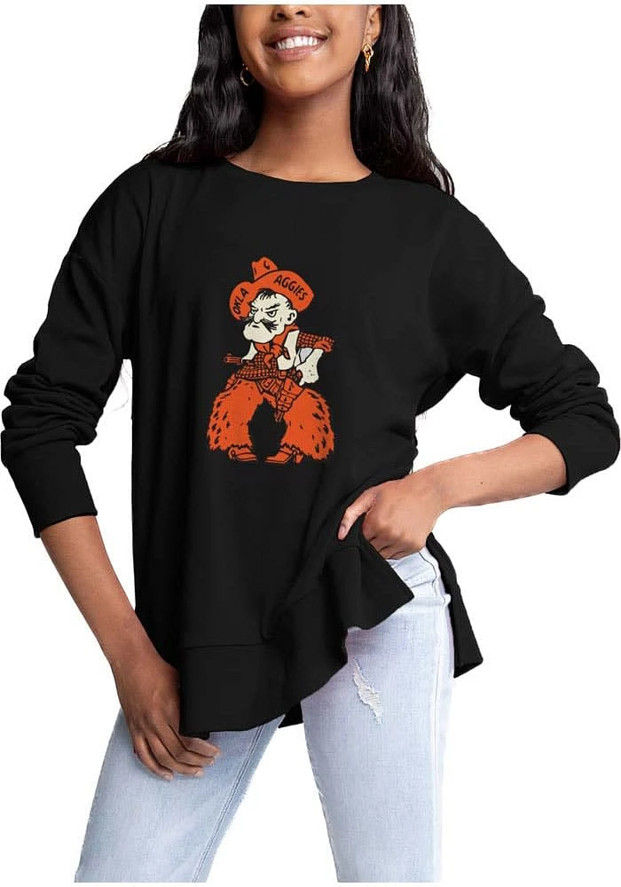 Gameday Couture Oklahoma State Cowboys Womens Side Slit Crew Sweatshirt