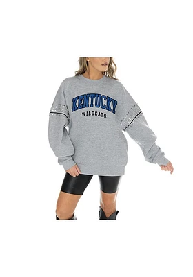 Gameday Couture Kentucky Wildcats Womens Grey Competitive Edge Crew Sweatshirt