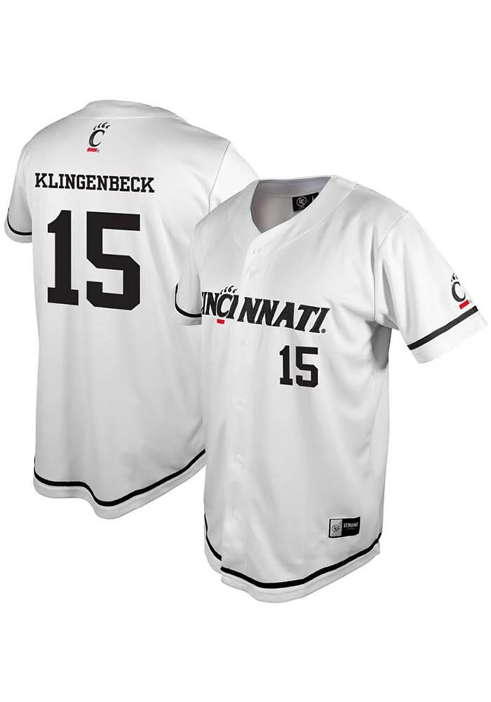 Kory Klingenbeck Cincinnati Bearcats Mens White NIL Jersey