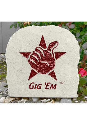 Texas A&M Aggies 7x7 Slogan Rock