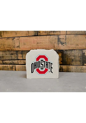 Ohio State Buckeyes 6x5 Inch Logo Rock