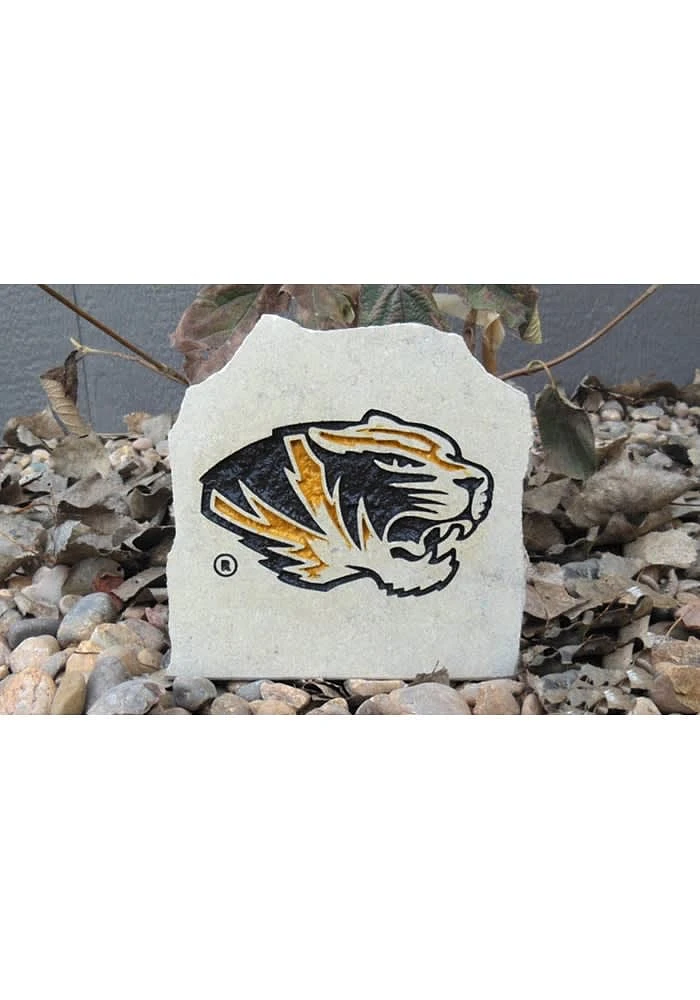 Missouri Tigers Team Logo Design Rock - Black