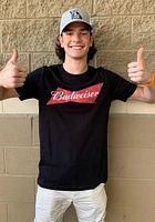 St Louis Black Budweiser Logo Short Sleeve T Shirt