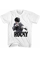 Philadelphia White Boxing Logo Short Sleeve T Shirt