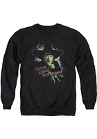 Wizard of Oz Womens Black Ill Get You My Pretty Crew Sweatshirt