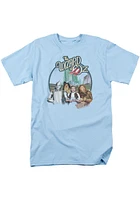 Wizard of Oz Womens Light Blue Logo Short Sleeve T-Shirt