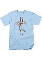 Wizard of Oz Womens Light Blue Dorthy Short Sleeve T-Shirt