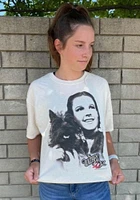 Wizard of Oz Womens Tan Dorthy and Toto Short Sleeve T-Shirt
