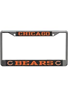 Chicago Bears Carbon License Plate Frame - Grey