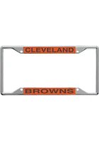 Cleveland Browns Mirror License Plate Frame - Grey
