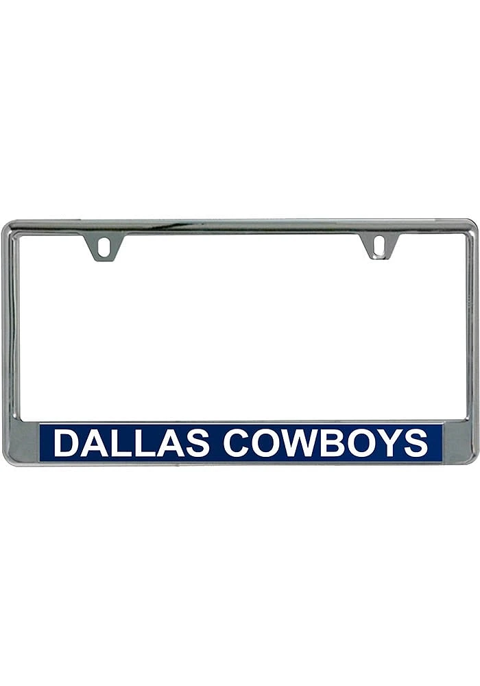 Dallas Cowboys Mirror License Plate Frame - Grey