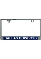 Dallas Cowboys Mirror License Plate Frame - Grey