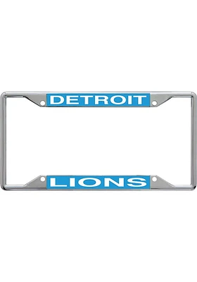 Detroit Lions Mirror License Plate Frame - Grey