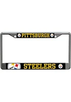 Pittsburgh Steelers Mega License Plate Frame - Black