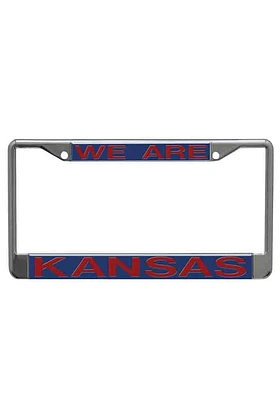 Kansas Jayhawks We Are Kansas License Plate Frame - Blue