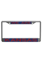 Kansas Jayhawks We Are Kansas License Plate Frame - Blue