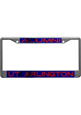 UTA Mavericks Alumni Chrome License Plate Frame - Silver