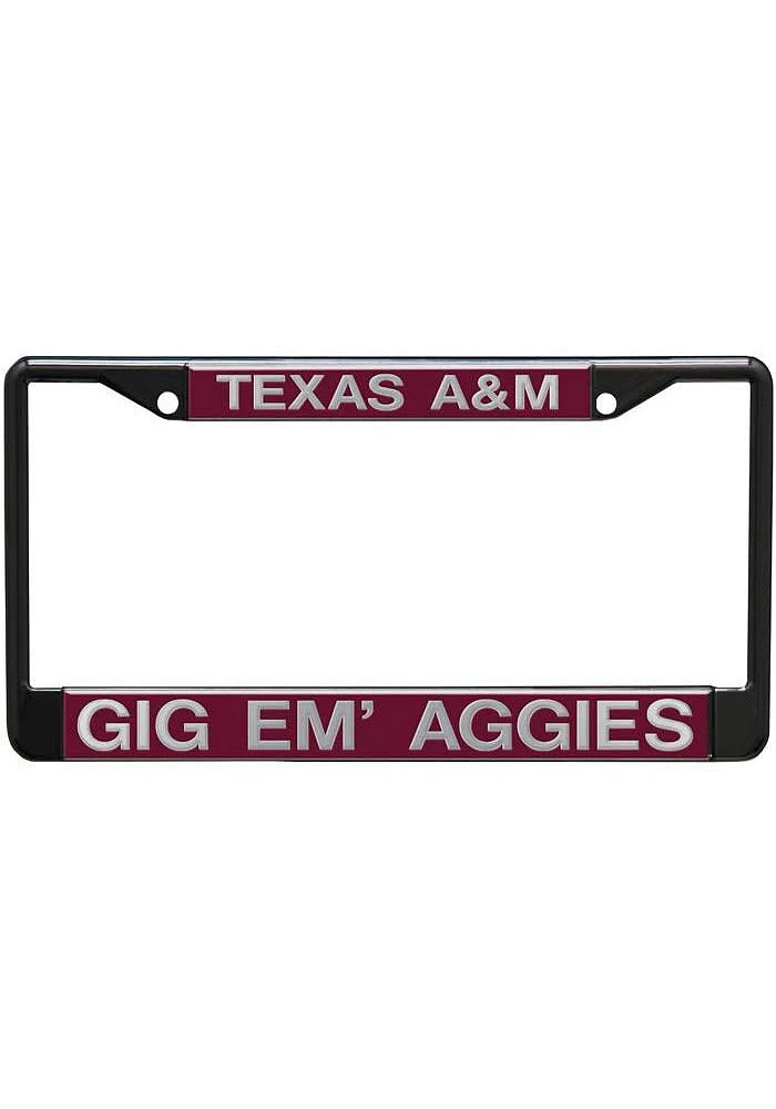 Texas A&M Aggies Red Slogan License Plate Frame - Red