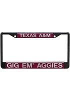 Texas A&M Aggies Red Slogan License Plate Frame - Red