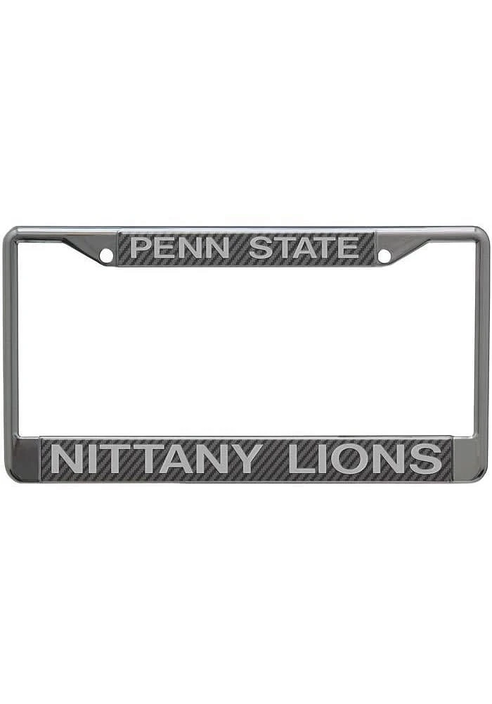Penn State Nittany Lions Carbon Fiber License Plate Frame