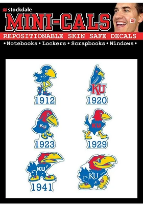 Kansas Jayhawks 6 Pack Tattoo