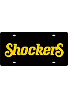 Wichita State Shockers Black Black Nickname Car Accessory License Plate