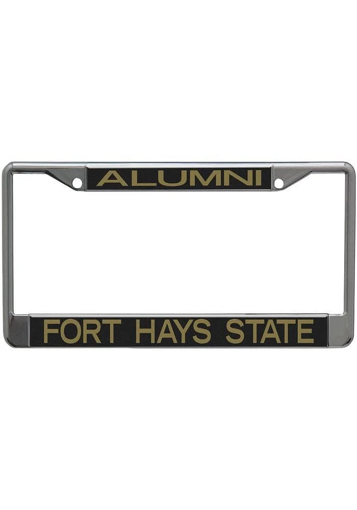 Fort Hays State Tigers Alumni Chrome License Plate Frame - Black