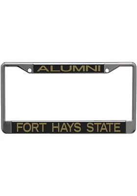 Fort Hays State Tigers Alumni Chrome License Plate Frame - Black