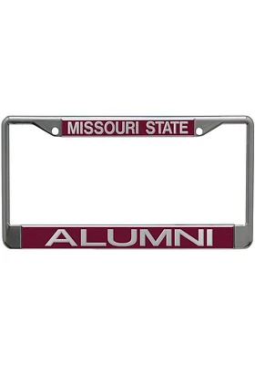 Missouri State Bears Alumni License Plate Frame - Maroon