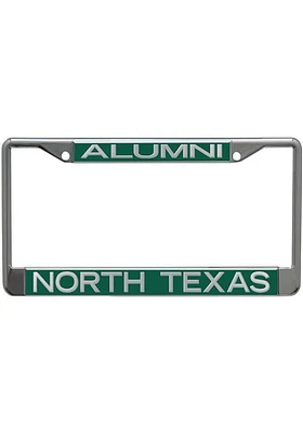 North Texas Mean Green Alumni License Plate Frame - Green