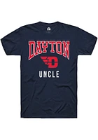 Rally Dayton Flyers Navy Blue Uncle Short Sleeve T Shirt