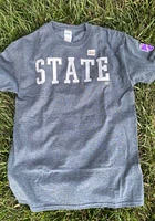 K-State Wildcats Charcoal State Short Sleeve T Shirt