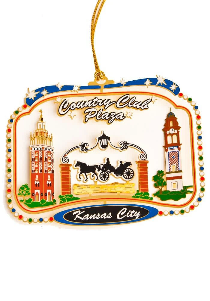 Kansas City Plaza Icons Ornament