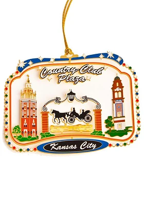 Kansas City Plaza Icons Ornament