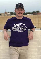 K-State Wildcats Purple Rough Dang Day Short Sleeve T Shirt