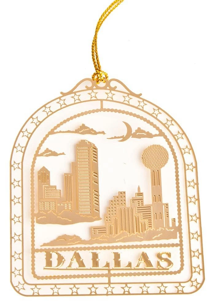 Dallas Ft Worth Dallas Skyline Ornament