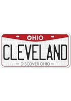 Cleveland 4 Inch License Plate Stickers