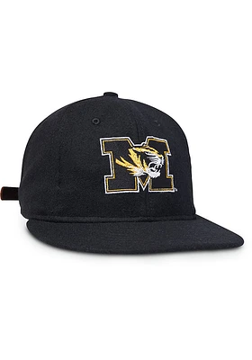 Missouri Tigers Vintage Flatbill Adjustable Hat - Black